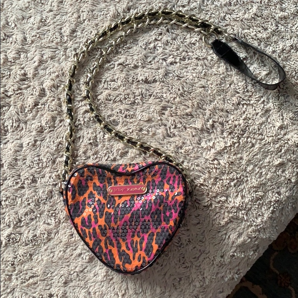 Betsy Johnson Print Sweetheart Bag